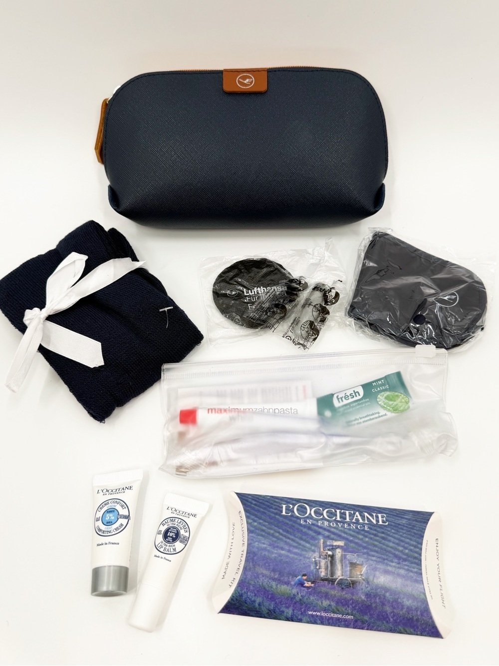 Lufthansa Travel Bag Toiletry Samples L’occitane